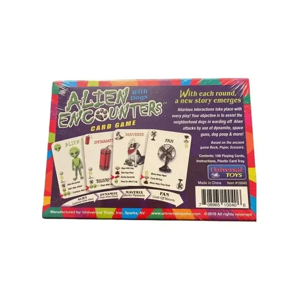 ALIEN ENCOUNTERS WITH DOG CARD GAME - Picture 2 of 2